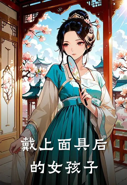 戴上面具后的女孩子