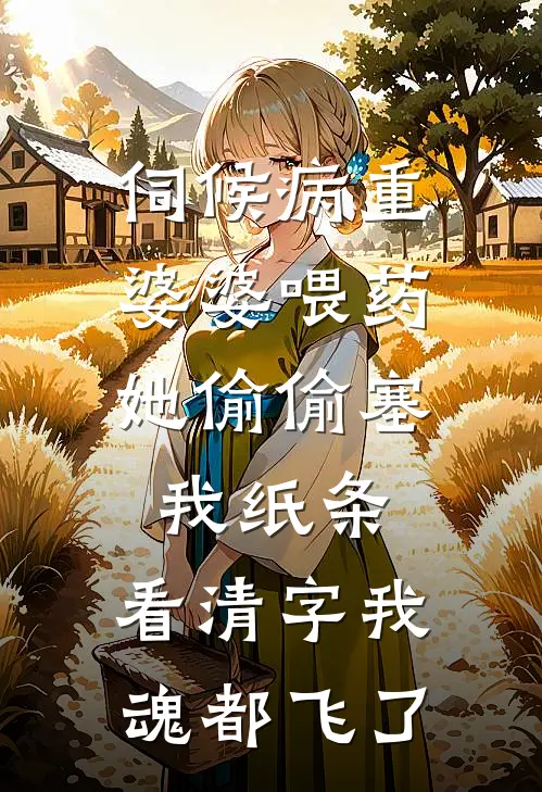 伺候病重婆婆喂药，她偷偷塞我纸条，看清字我魂都飞了