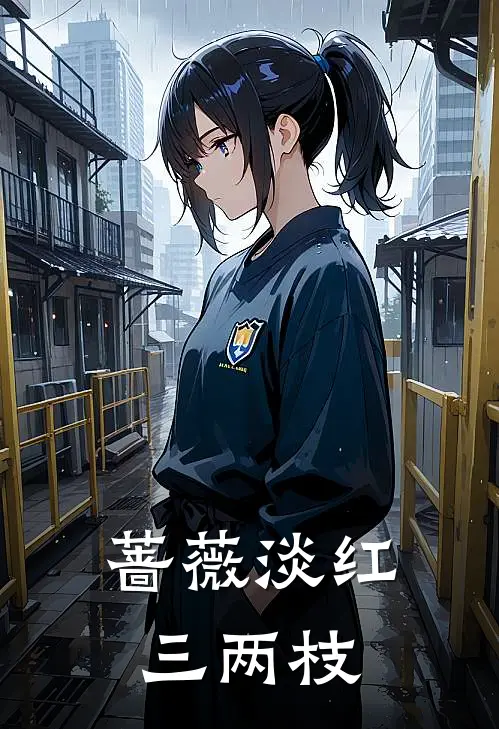 蔷薇淡红三两枝