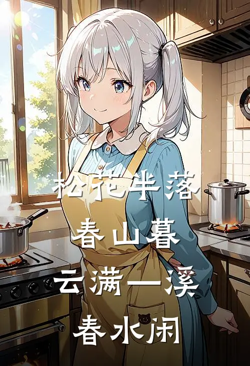 松花半落春山暮,云满—溪春水闲